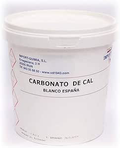 CARBONATO DE CAL -BLANCO ESPAÑA- 1,4 KG.: Amazon.es: Belleza