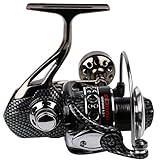 Sougayilang Fishing Reel, 12+1BB Light Smooth Metal Spinning Reels,Saltwater and Freshwater