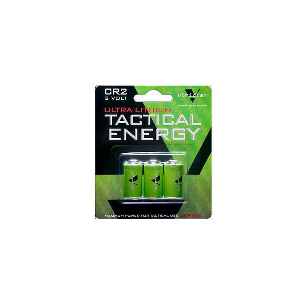 Viridian CR2 Tactical Energy Plus Lithium Batteries, 3 Volt (Retail