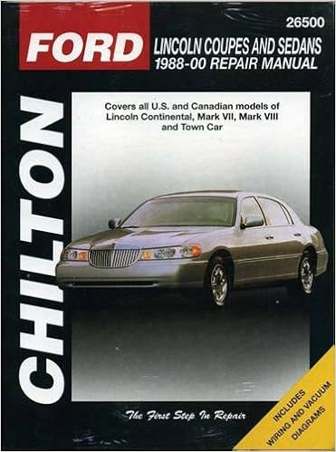 Lincoln Town Car Repair Manual Download Free