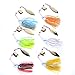 Aorace Spinnerbait Metal Sequins Lures Silicone Skirt Jig Fishing Lure Wobbler Spinner Beard Tackle