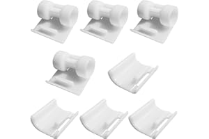 Vsttar The Pool Cleaner 896584000-259 & 896584000-099 Front Skirt with Rollers for 2X 2-Wheel 4X 4-Wheel & Pressure Side Automatic Cleaners (896584000-099 & 896584000-259), White