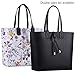 Black Purse, COOFIT Womens Purses and Handbags Shourder Bag Reversable Tote Bag Black