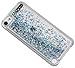 iPod Touch 6 Case Liquid Quicksand Glitter Style, iPod Touch5 Liquid Case, BLLQ Twinkle Quicksand Funy Diamond Shiny Bling Glitter Sparkle PC Hard Case for Touch6 and Touch 5 Twinkle Silver