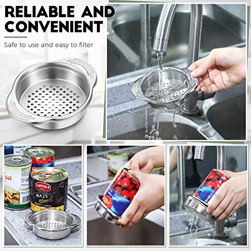 Tuna Strainer Stainless Steel Can Strainer Food Lid Tuna Can Strainer