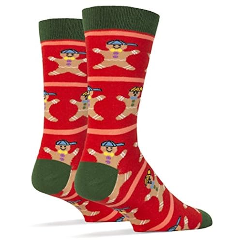 Oooh Yeah Socks Mens Cotton Crew Funny Christmas Clothing, Shoes & Jewelry, Novelty & More, Clothing, Novelty, Men, Socks