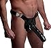 Master Series Infiltrator Hollow Strap-on, 10 Inch Dildo, Black (AF233)