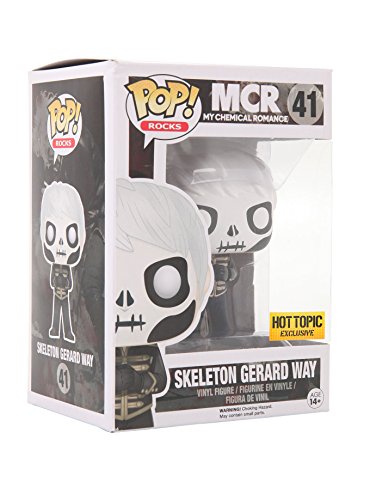 Funko Pop Rocks MCR Skeleton Gerard Way Hot Topic Exclusive