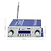 Tsumbay 2x20W Mini Stereo Amplifier Home Hi-Fi Audio Power Amplifier with wireless Remote for Home Theater/Speaker/Car/Boat/Motorcycle, Supported USB/SD/DVD/TF Card/AUX/MP3/FM Player