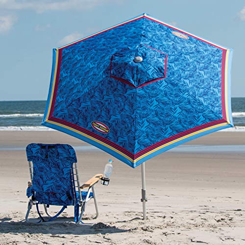 Tommy Bahama Market Umbrella Blue, 7' Pricepulse