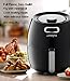 Air Fryer XL by Cozyna (5.8QT) with airfryer cookbook (over 50 recipes) and a basket divider