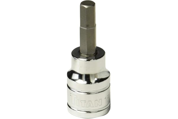 Titan 15606 6mm 3/8-Inch Drive Hex Bit Socket