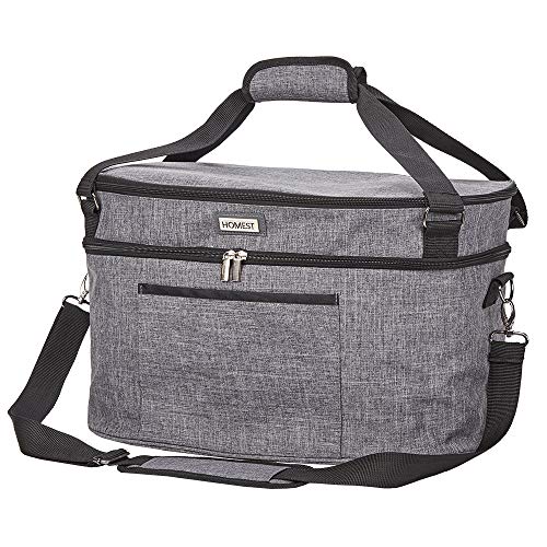 HOMEST Slow Cooker Bag for CrockPot 68 Quart, Insulated Travel