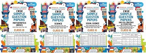 Oswaal CBSE Sample Question Paper Class 10 MATHEMATICS(BASIC), SCIENCE, SOCIAL SCIENCE & ENGLISH(LANGUAGE & LITERATURE…