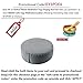 REEHUT Zafu Yoga Meditation Cushion, Round Meditation Pillow Filled with Buckwheat, Zippered Organic Cotton Cover, Machine Washable - 4 Colors and 3 Sizes (Grey, 16
