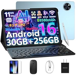 DOOGEE U11PRO 11インチ アンドロイド 16 タブレット 8コアCPU T7200