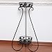 AISHN Metal Plant Stand 2-Tiered Potted，Supports Floor Flower Pot Round Rack Display，Perfect For Home, Garden, Patio, Outdoor Indoor