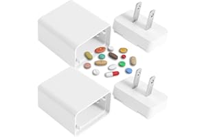 LYDODOKA Fake Charger Diversion Safe of 2Pcs, Secret Stash Compartment Box, Jewelry Rave, Hidden Money Storage Box for Jewelr