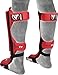 RDX Shin Guards for Kickboxing, Muay Thai, MMA Training and Fighting, Maya Hide Leather Instep Leg Protective Gear, Protector Pads for Martial Arts, Sparring, BJJ and Boxing