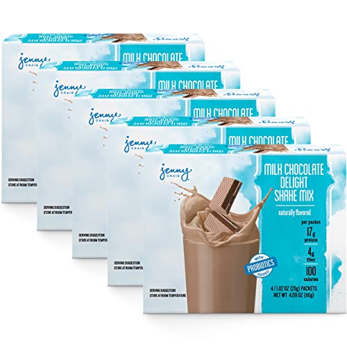 Jenny Craig Milk Chocolate Shake Mix: Drink Powder with Protein, Fiber