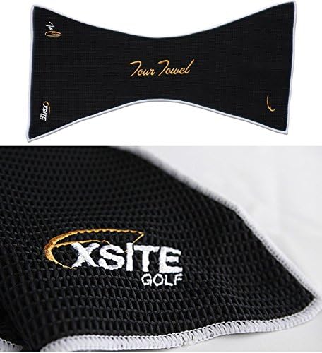 EXSITE Golf Large Waffle Caddy Towel Large 41" x 7" x 21"