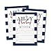 Hadley Designs 25 Ahoy It's A Boy Nautical Baby Shower Invitations, Sprinkle Invite for Little Man Gender Anchor, Cute Fill or Write In Blank Printable Card, Unique Vintage Coed Party Paper Supplies