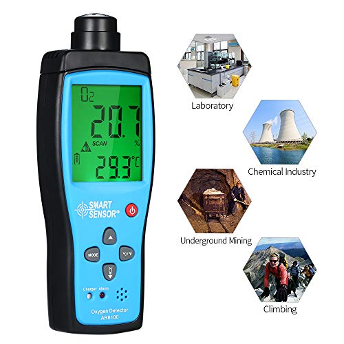 Oxygen Meter, KKmoon Oxygen Meter Digital Portable Automotive O2 Gas Tester Monitor Detector Handheld Oxygen Meter - Thumbnail 3