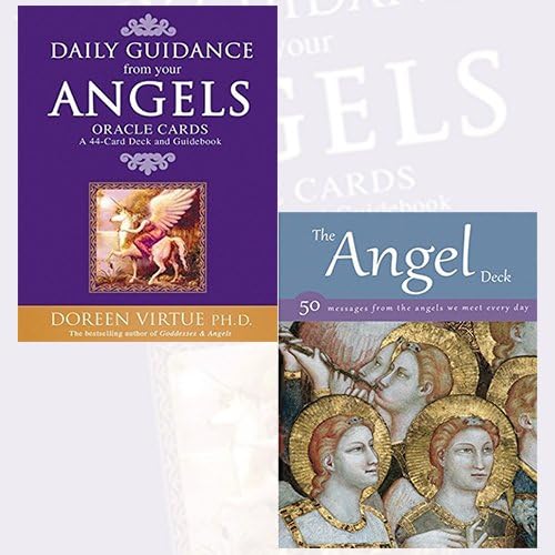 Daily Guidance From Your Angels Oracle Cards and Angel Deck (Card Decks) 2 Books Bundle Collection