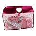 Toiijoy Girls Princess Dress up Set 15Pcs Fairy Princess Role Play Costume Set Carry Bag Toddler Kids Ages 3-6yrs