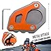 motorcycle kickstand side stand enlarger extension enlarger pate pad For 1050 ADVENTURE 1190 ADVENTURE/R 2014-2019 1090 ADVENTURE/R 2016-2019 1290 SUPER ADVENTURE 2014-2016(Grey - Orange)