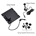 GOGOOUT Solar Outdoor Fountain Water Pump Kits Solar Power Water Fountain with 1.2W Solar Panel for Birdbath, Fish Tank, Small Pond, Garden Decoration