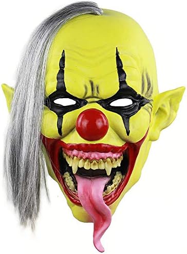 FOFOTOP Halloween Cosplay Mask Horror Adults Rubber Zombie Clown Donkey Mask Party Latex Face Masks for Costume Supplies