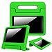 Fintie Shock Proof Case for Amazon Fire (Previous 5th Generation, 2015 7 inch) - Kiddie Series Light Weight Convertible Handle Stand Kids Friendly Cover, Green