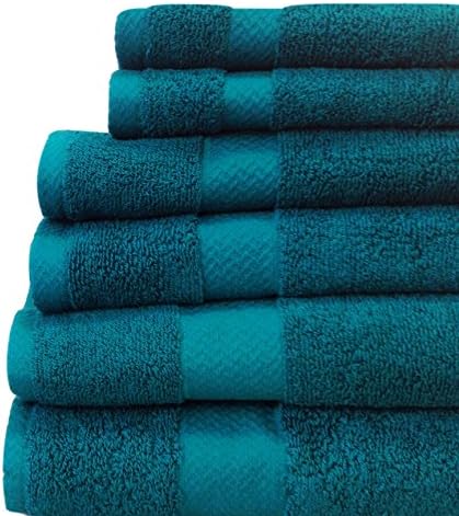Jc Penny Home - Solid Bath Towels - 6 Piece Towel Set (Everglade)
