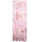 BEADIA Faceted Natural Rose Quartz Crystal Stone Rondelle 3x4mm Loose Semi Gemstone Beads for Jewelry Making 38cm