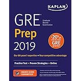 GRE Prep 2019: Practice Tests + Proven Strategies + Online (Kaplan Test Prep)