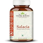 VEDIKROOTS Salacia Capsules – Pure & Natural Herbal Supplement | Traditionally Used for Wellness & Balance | 60 Vegetarian Capsules