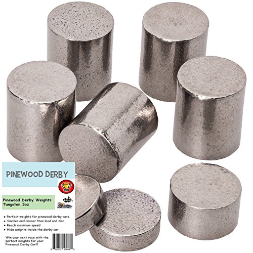 Pinewood Derby Weights Tungsten Weights 3oz Multiple Sizes To Optimize The Speed Of Your Car Derby Car Weight Kit By Danube Buy Online In Antigua And Barbuda At Desertcart 40802696