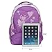 Hynes Eagle Sweetheart Pattern Backpack Purple
