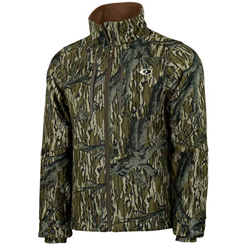 Mossy Oak Men's Camo Sherpa 2.0 Fleece Lined Hunting Jacket in Multiple Patterns - Thumbnail 3