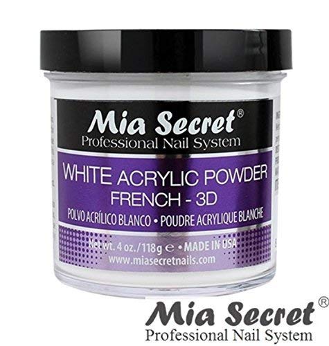 Mia Secret White Acrylic Nail Powder 3D 