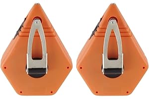 REDIBLUE Keson P100 (Pack of 2) Octoganal Chalk Line Reel, 1.5mm String, 2-4-Ounce Capacity, 100-Foot