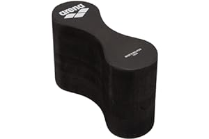 Arena Unisex Adult Freeflow Pull Buoy II Swim Training Aid for Competitive Swimmers or Beginners, Black, One Size