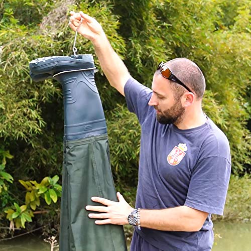 8 Fans Fishing Waders Boot Hanger Stainless Steel Fishing Wading