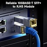 Cable Matters 10G SFP+ RJ45 Ethernet Transceiver Module Cisco Ubiquiti D-Link view 2