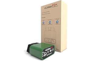vgate vLinker FD Plus OBD2 Adapter Bluetooth BLE Scanner for FORScan, Work with iPhone, Android, and Windows