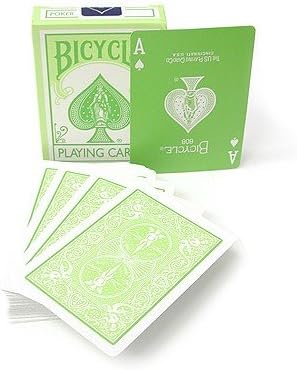 1 Deck Light Green Pastel Bicycle Playing Cards