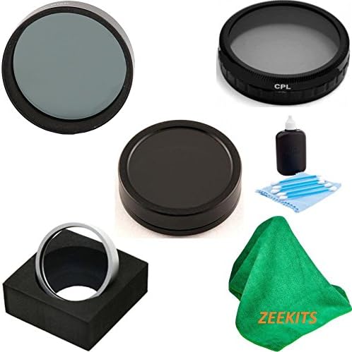 4 Piece Filter Kit (UV-PL-ND4-ND8) for DJI Phantom3 Standard, Phantom 3 Advanced, Phantom 3 Professional Quad-copter Drone + 3pc Lens Cleaning Kit