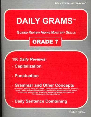 Download Daily Grams: Guided Review Aiding Mastery Skills : Grade 7 Download Daily Grams: Guided Review Aiding Mastery Skills : Grade 7