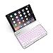 Favormates Keyboard Case for iPad 2018 (6th Gen) - iPad 2017 (5th Gen) -iPad Air 1 - Thin & Light - Aluminum Alloy - Wireless/BT - Backlit 7 Color - iPad Case with Keyboard (only for 9.7 inch ipad)